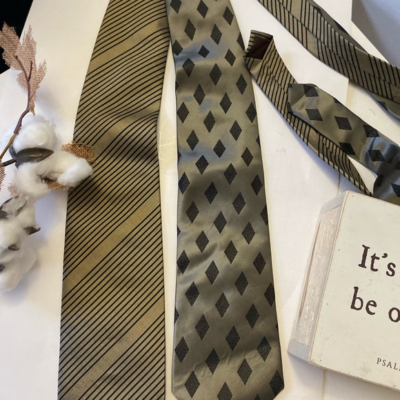 Men neck ties Lot Of 2 Mens Neck Ties fashion - Picture 4 of 6